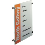 DURABLE Trschild crystal SIGN, (B)297 x (H)420 mm