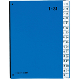 PAGNA pultordner Color, din A4, 1 - 31, 31 Fcher, blau