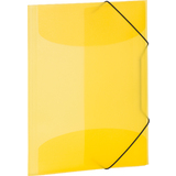 HERMA Eckspannermappe, PP, din A3, gelb-transluzent