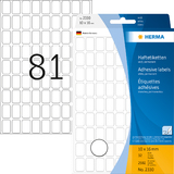 HERMA Vielzweck-Etiketten, 10 x 16 mm, wei, Gropackung