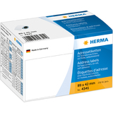 HERMA Adress-Etiketten, 89 x 42 mm, endlos, wei