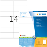 HERMA universal-etiketten PREMIUM, 105 x 42 mm, wei
