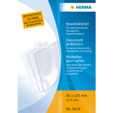 HERMA Ausweishlle, PP, 1-fach, 0,14 mm, Format: 85 x 125 mm