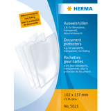 HERMA Ausweishlle, PP, 1-fach, 0,14 mm, Format: 102 x 137mm