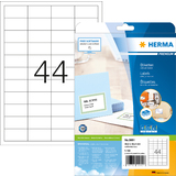 HERMA universal-etiketten PREMIUM, 48,3 x 25,4 mm, wei