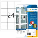 HERMA wetterfeste Etiketten aus Spezialpapier, 66 x 33,8 mm