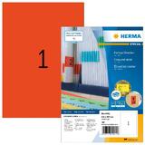 HERMA universal-etiketten SPECIAL, 210 x 297 mm, rot