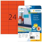 HERMA universal-etiketten SPECIAL, 70 x 37 mm, rot