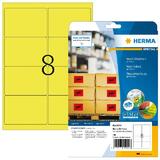 HERMA universal-etiketten SPECIAL, 99,1 x 67,7 mm, neon-gelb