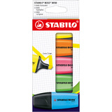 STABILO textmarker BOSS MINI, 5er Karton-Etui