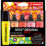 STABILO textmarker BOSS ORIGINAL, 5er kartonetui ARTY