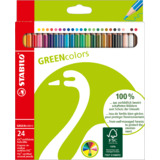STABILO buntstifte GREENcolors, 24er Karton-Etui
