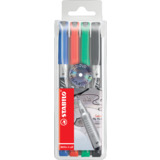 STABILO permanent-marker Write-4-all, S, 4er Kunststoffetui