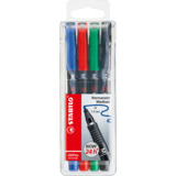 STABILO permanent-marker OHPen universal, permanent 4er Etui