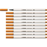 STABILO pinselstift Pen 68 brush, ocker dunkel