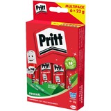 Pritt klebestift 6 x 22g im Multi-Pack, lsemittelfrei