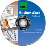 sigel businesscard Gestaltungssoftware, fr Visitenkarten
