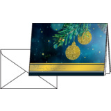 sigel weihnachtskarte "Golden Glitter", A6, 220 g