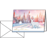 sigel weihnachtskarte "Snow Deer", A6, 250 g/qm