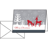 sigel weihnachtskarte "Red Deer", A6, 220 g