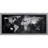 sigel glas-magnettafel artverum, Weltkarte, 1300 x 550 mm