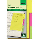 sigel haftmarker Tab marker Notes, aus Papier, 42 Blatt