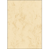 sigel Marmor-Papier, A4, 200 g, Edelkarton, beige
