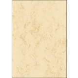 sigel Marmor-Papier, A4, 90 g/qm, Feinpapier, beige