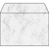 sigel Umschlag, C6, 90 g/qm, gummiert, marmor grau