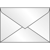 sigel Umschlag, C6, transparent, gummiert, 100 g/qm