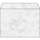 sigel Umschlag, C5, 90 g/qm, gummiert, marmor grau