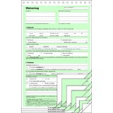 sigel vordruck "Mietvertrag", SD, A4, 4 x 2 Blatt