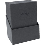 sigel speisekarten-mappe MENU, din A4, anthrazit, 10er Box