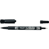 PILOT permanent-marker "Twin Marker", extra fein, schwarz