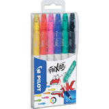 PILOT radierbarer Fasermaler frixion COLORS, 6er Etui