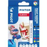 PILOT pigmentmarker PINTOR, extra fein, 6er set "CLASSIC"