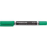 STAEDTLER lumocolor Permanent-Marker duo, grn