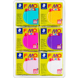 FIMO kids Modelliermasse-Set colour Pack "girlie", 6er Set
