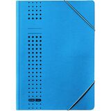 ELBA eckspannermappe chic aus Karton, A4, blau