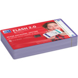 Oxford karteikarten "Flash 2.0", 75x125 mm, liniert, violett