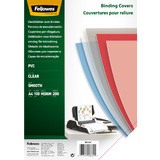 Fellowes Deckblatt, din A4, PVC, transparent, 0,20 mm