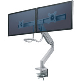 Fellowes doppel-monitorarm Eppa Crossbar, silber