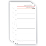 bind ersatzeinlagen Notizblätter Manager, A6, liniert