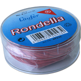 Lufer gummiringe RONDELLA in Dose, rot, 85 mm, 25 g