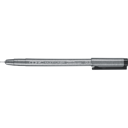 COPIC Fineliner MULTILINER, 0,3 mm, schwarz