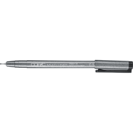 COPIC Fineliner MULTILINER, 0,5 mm, schwarz