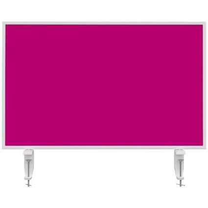 magnetoplan Tischtrennwand VarioPin, 800 x 500 mm, pink