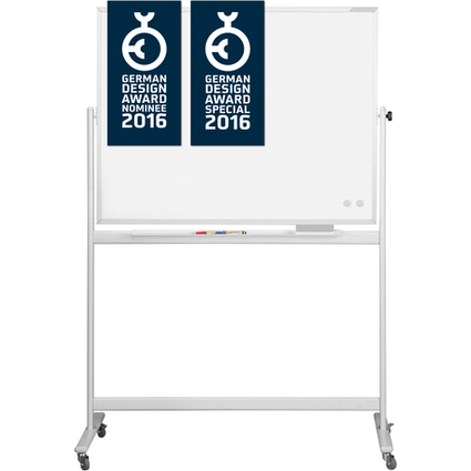 magnetoplan Weiwandtafel CC mobil, (B)1.800 x (H)1.200 mm