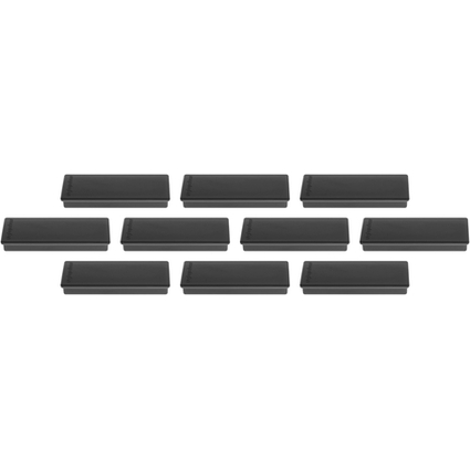 magnetoplan Rechteckmagnet, schwarz
