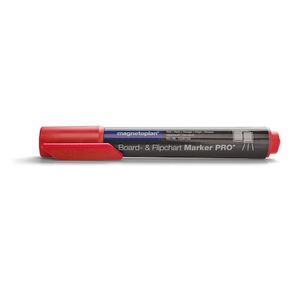 magnetoplan Board- und Flipchartmarker PRO+, rot
